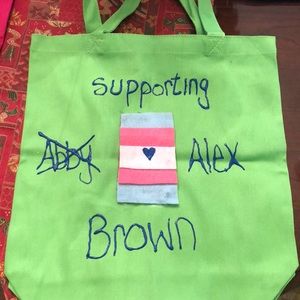 Trans pride support tote bag